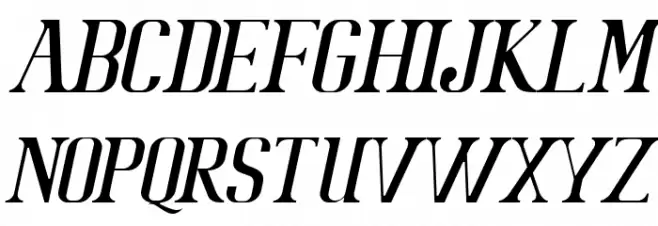 BataviaGlamoreNORMALITALIC-Ital Schriftart Groß