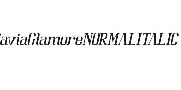 BataviaGlamoreNORMALITALIC-Ital Logo