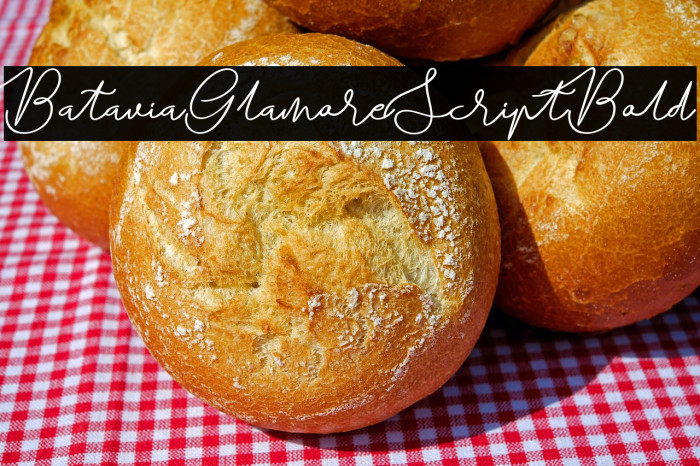 BataviaGlamoreScript-Bold Example 3