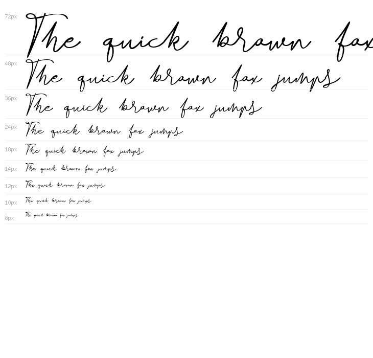 BataviaGlamoreScript-Bold Waterfall