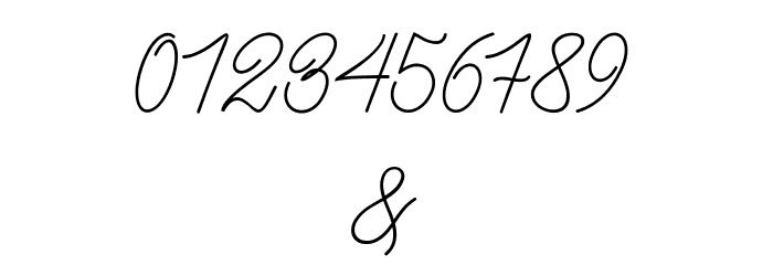 BataviaGlamoreScript-Regular Font OTHER CHARS