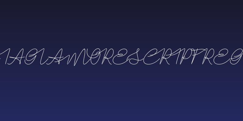 BataviaGlamoreScript-Regular Social Header