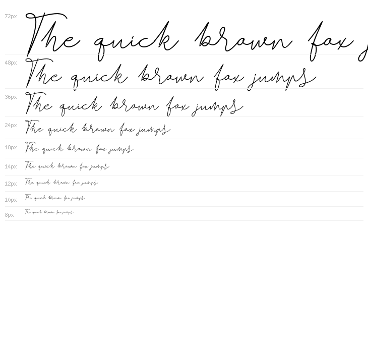 BataviaGlamoreScript-Regular Waterfall