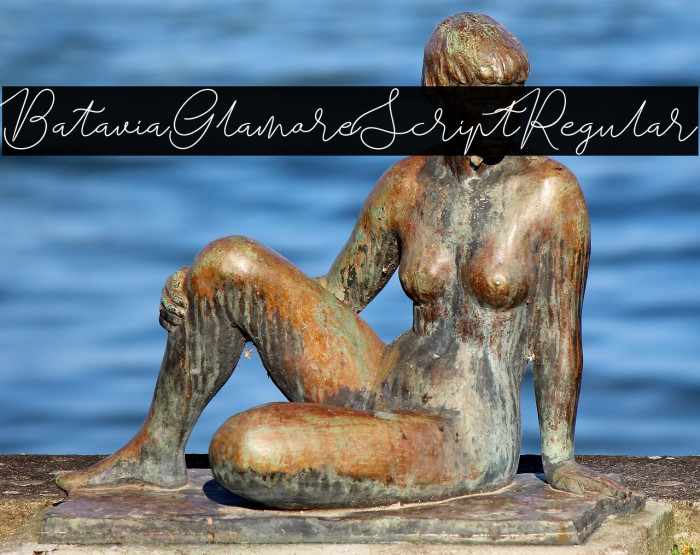 BataviaGlamoreScript-Regular Example 2