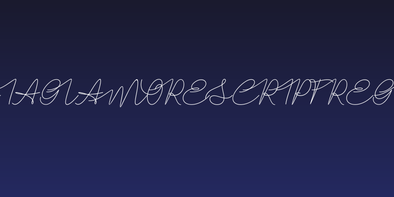 BataviaGlamoreScript-Regular Social Header