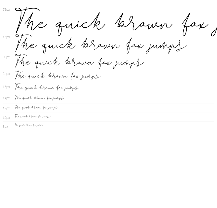 BataviaGlamoreScript-Regular Waterfall