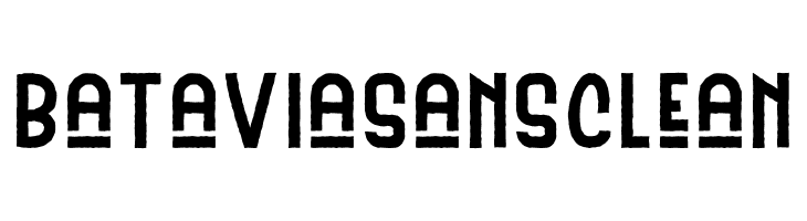 BataviaSansClean  font caratteri gratis