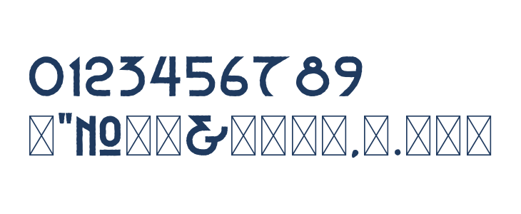 BataviaSansClean Other Characters