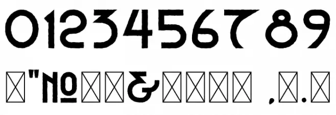 BataviaSansClean Font OTHER CHARS