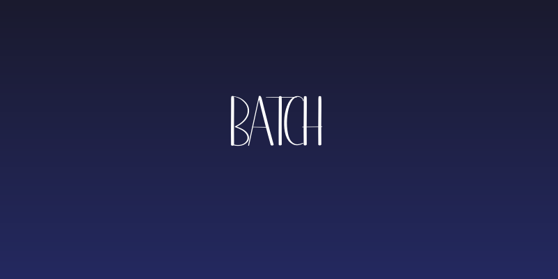 Batch Social Header