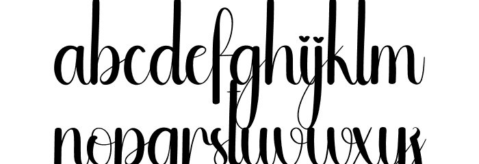 Batch Font LOWERCASE