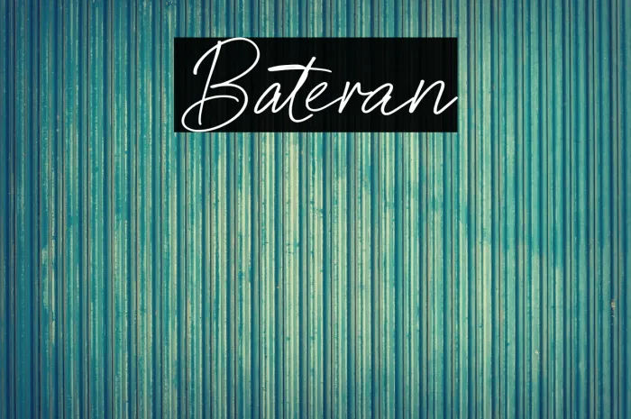 Bateran Example 1