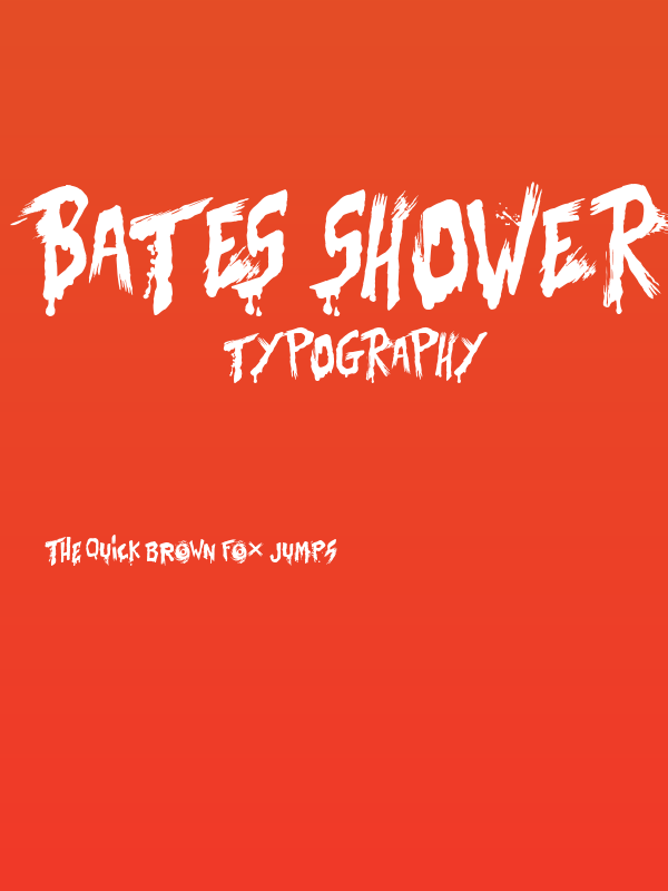 Bates Shower Poster