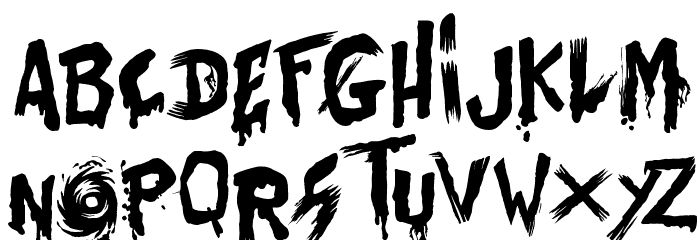 Bates Shower Font LOWERCASE