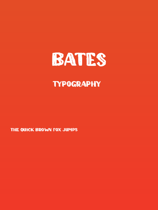Bates Poster
