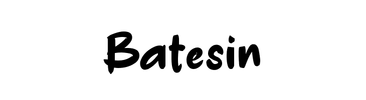 Batesin  免费字体下载
