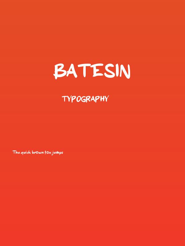 Batesin Poster