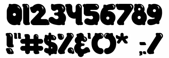 Bath Time Regular Font OTHER CHARS