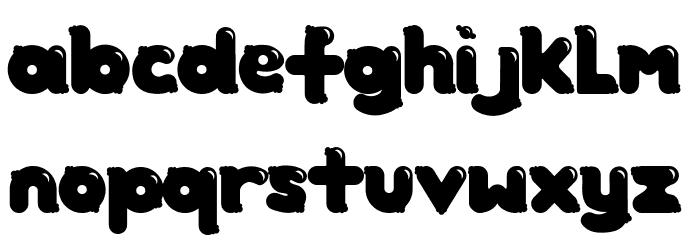 Bath Time Regular Font LOWERCASE