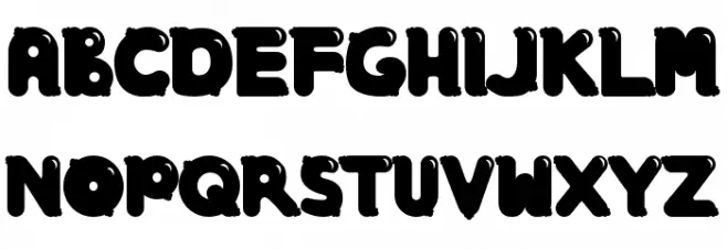 Bath Time Regular Schriftart Groß