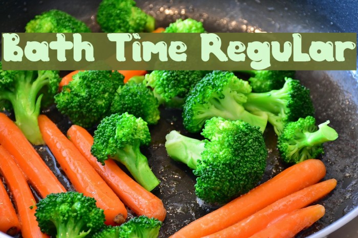 Bath Time Regular Example 1