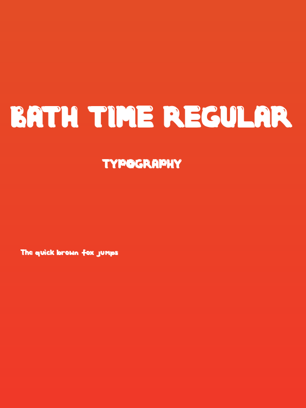 Bath Time Regular Poster
