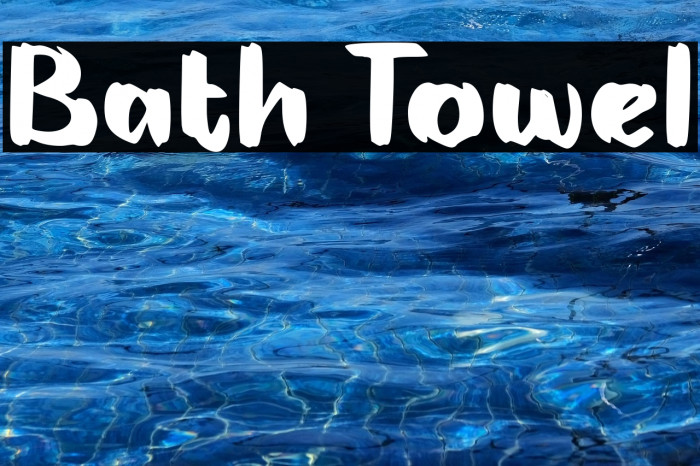 Bath Towel Example 3