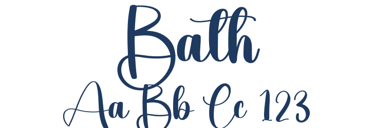 Bath Font Preview