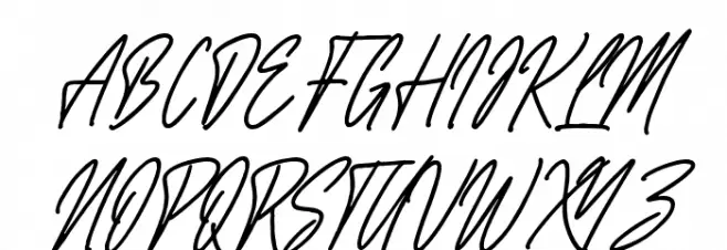 Bathagor Regular Schriftart Gro&szlig;