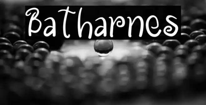 Batharnes फ़ॉन्ट examples