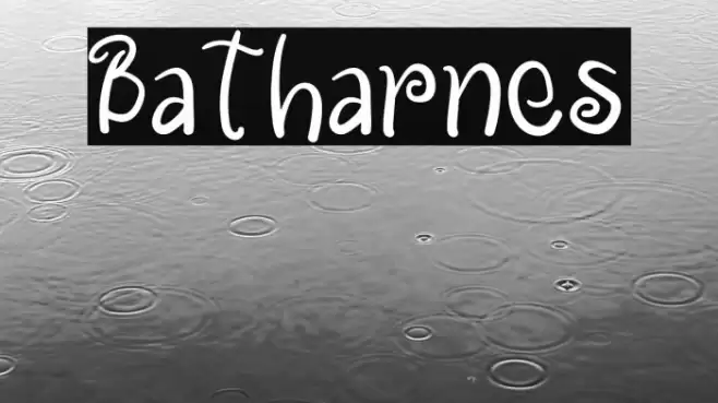 Batharnes फ़ॉन्ट examples