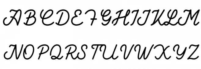 Bathavia Schriftart Groß