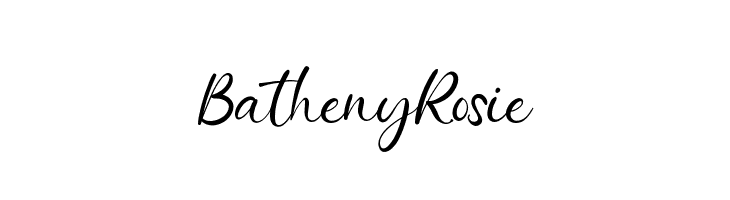 Batheny Rosie  Free Fonts Download