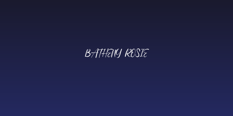 Batheny Rosie Social Header