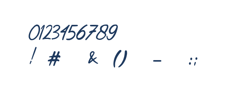 Bathersilla Regular Other Characters