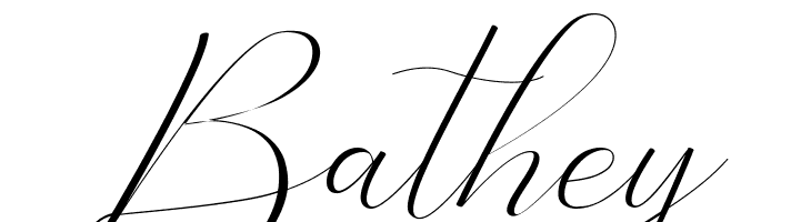 Bathey  baixar fontes gratis