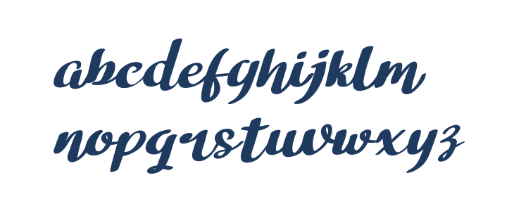 Bathi Italic Lowercase