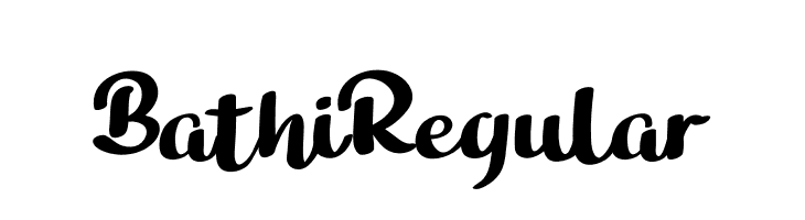 BathiRegular  Fuentes Gratis Descargar