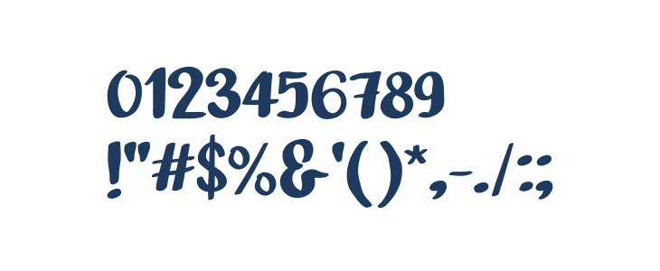 BathiRegular Other Characters