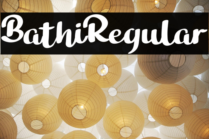 BathiRegular Example 1