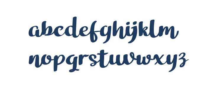 BathiRegular Lowercase