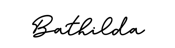 Bathilda  Скачать бесплатные шрифты