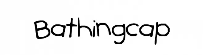Bathingcap  font caratteri gratis