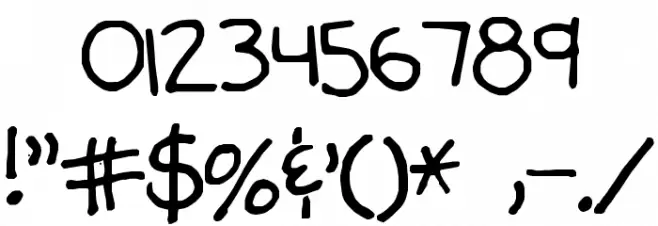 Bathingcap Font OTHER CHARS