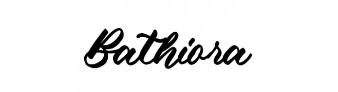 Bathiora  font caratteri gratis
