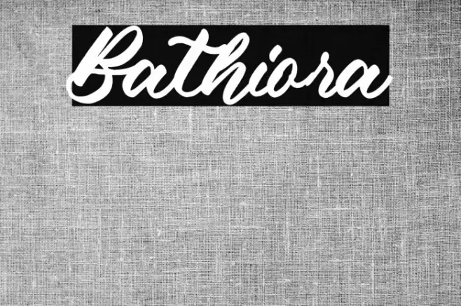 Bathiora Font examples
