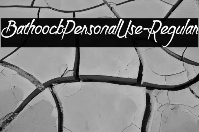 BathoockPersonalUse-Regular Font examples