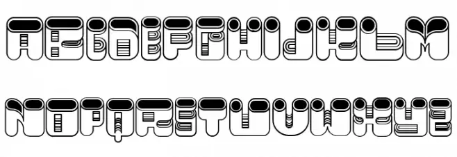 Bathos Blacked Regular Font OTHER CHARS