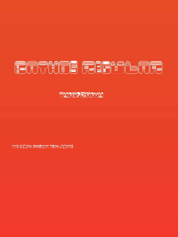 Bathos Regular Poster