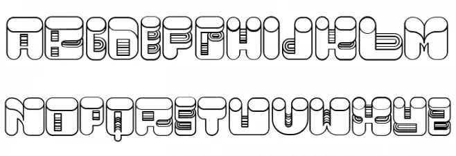 Bathos Whited Regular Font OTHER CHARS